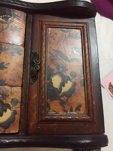 Imagen 10 de 10 de Joyero Decorativo En Madera