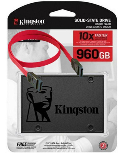 Disco Solido Kingston Ssd 960gb + Cable Tranza