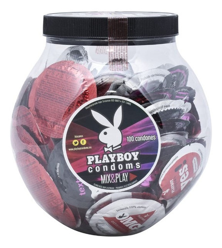 Vitrolero Playboy Mix & Play 100 Condones