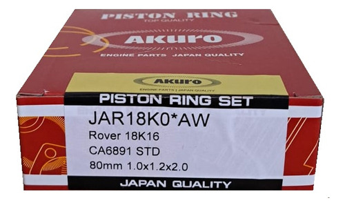 Juego De Aros Rover 416/418/214 1.6/1.8 80mm