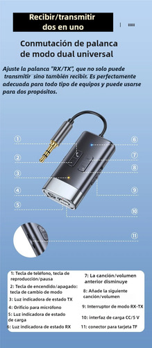 5.4 Adaptador De Coche Para Receptor/transmisor Bluetooth