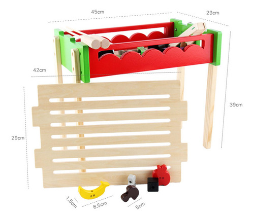Mini Juego De Madera Resistente Al Desgaste Para Cocinar