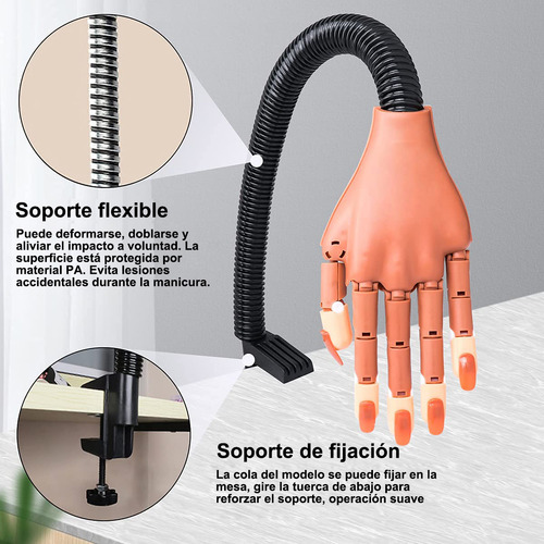 Ciicii Mano Practica Uñas, Manos Y Dedos Para Practicar Mani