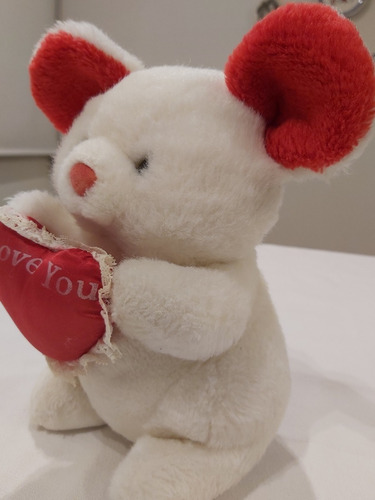 Peluche Oso Con Corazón I Love You (Usado)