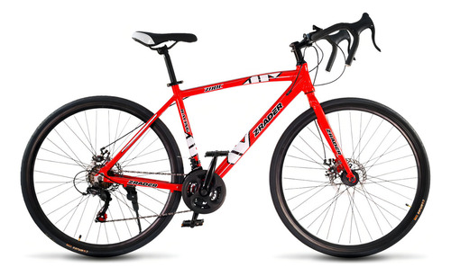 Bicicleta Speed Bike Aro 700 21v Shimano Cor Vermelho