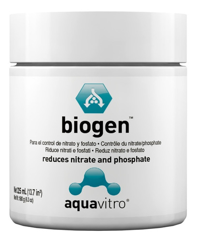 Seachem Aquavitro Biogen 225ml Reduz Nitrato E Fosfato