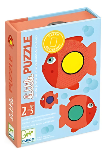 Little Puzzle Juego Cartas Djeco Formas Y Colores 2 A 5 Años