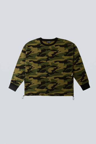 Crewneck Camo Track - Verde