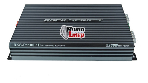 Imagen 1 de 4 de Amplificador Clase D Rock Series Rks-p1100.1d