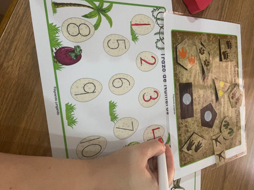 Imagen 6 de 8 de Aprende Jugando Con Los Dinosaurios Letras/números Didactico