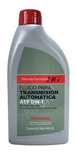 Aceite Fluido Transmisión Automática Atf Dw1 Honda Genuine 