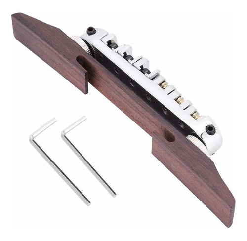 Puente Guitarra Base Palisandro Rodillo Para Lp Sg Jazz 6