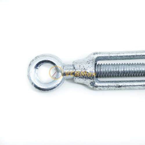 Imagen 7 de 10 de Tensor Cable Acero Galvaniz Ojo/gancho M8
