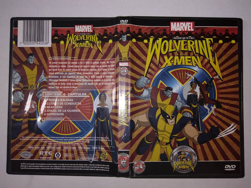 Wolverine Y X-men - Vol.4 Dvd Nac Dob Sub 