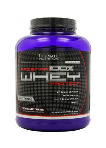 Imagen 1 de 1 de Suplemento en polvo Ultimate Nutrition Prostar Whey proteínas sabor chocolate créme en pote de 2.39kg
