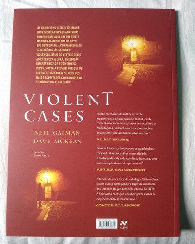Violent Cases - Neil Gaiman E Dave Mckean (Usado)