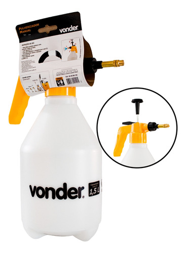 Pulverizador Manual 1,5 L Com Dosador Bico Regulável Vonder