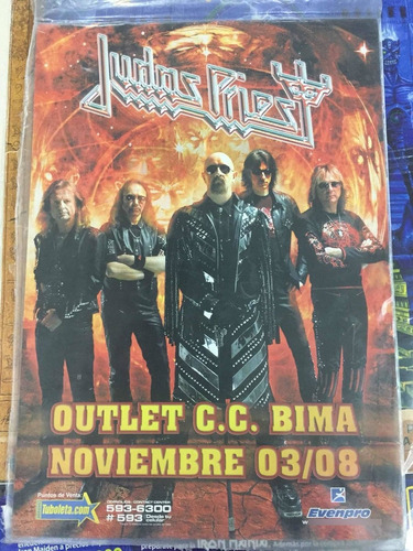 Porter Judas Priest Concierto En Bogota