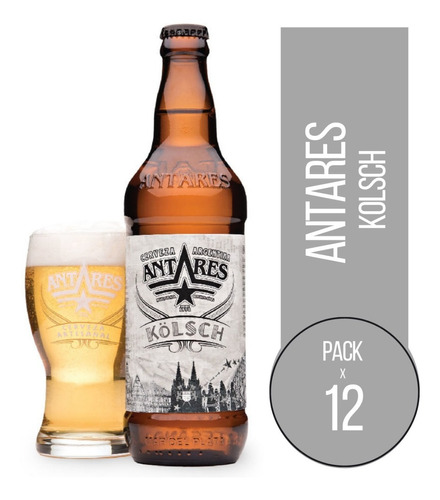 Cerveza Antares Kolsch Caja X 12 X 500ml.- Envíos