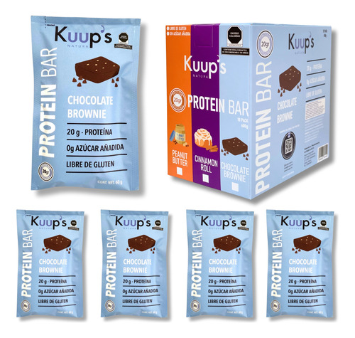 Kuups Protein Bar Chocolate Brownie 10pack
