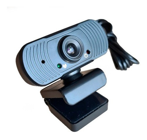 Webcam Vivitar Vwc107-blk 1080p 360 Con Clip Y Microfono Color Negro