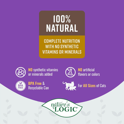 Natures Logic Nlrabbit Feast Food Enlatada, Un Tamaño Único
