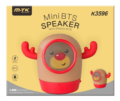 Parlante Portatil Bluetooth Mini Monster Mtk K3596