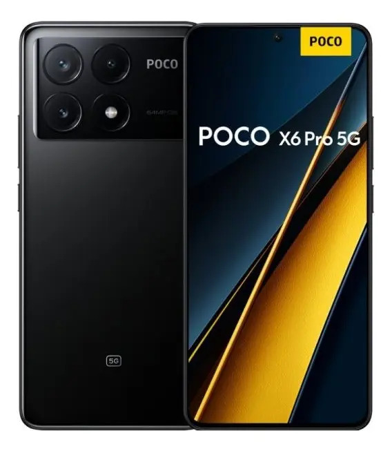 Xiaomi Pocophone Poco X6 Pro 5G Dual SIM 256 GB preto 8 GB RAM