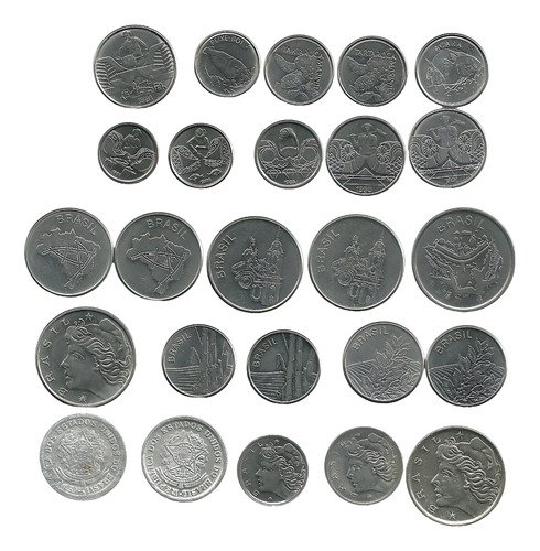 50 Centavos 1967 1978 + 5 E 10 Cruzeiros 1984 + 21 Moedas