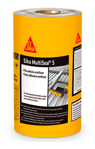 Sika Multiseal S Alumínio 30cmx10m  - Sika