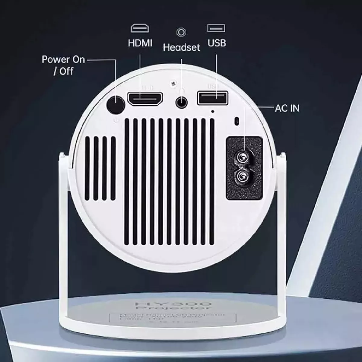 MITZU STD-1018 Pantalla para proyector con tripie 60 4:3 / altura 91-121 cm