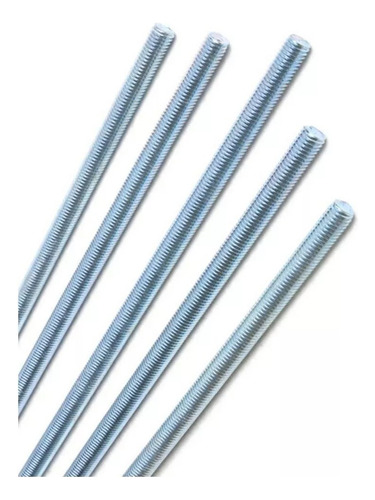 10 Barra Rosqueada Zincada M12 - T93053 Cor Cinza