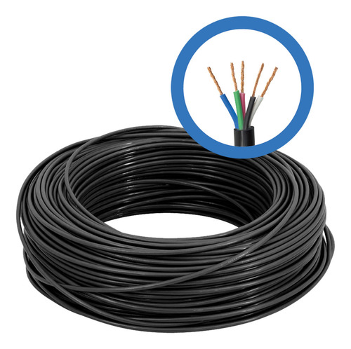 Cabo Pp 5x2,5 Mm 70 Metros