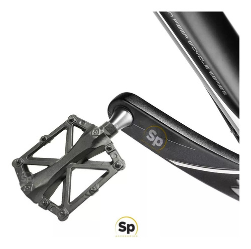 Imagen 8 de 8 de Pedales Plartafom Bicicleta Aluminio Bmx Mtb Enduro Downhill