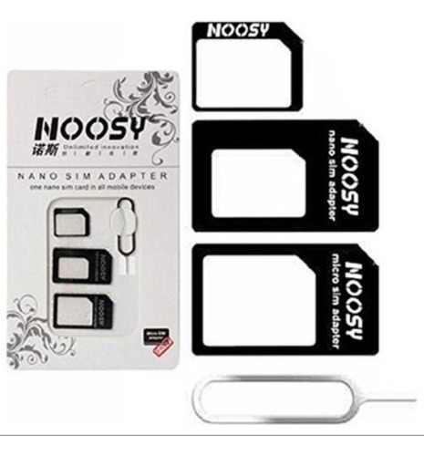 Adaptador Tarjeta Sim Nano Micro Normal Paquete 10 Piezas