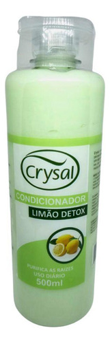  Condicionador Limão Detox 500ml Purifica As Raízes Crysal