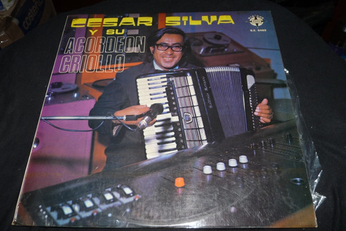 Jch- Cesar Silva Y Su Acordeon Criollo Lp