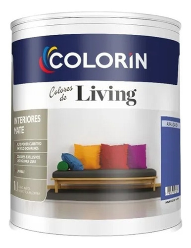 Pintura Latex Interior Colorin Living Color 1 Lt Color Guaraná
