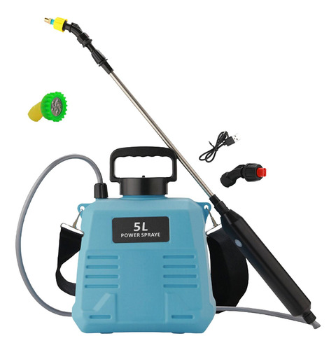 Pulverizadores De Bomba Eléctrica, Aspersor 5l Azul