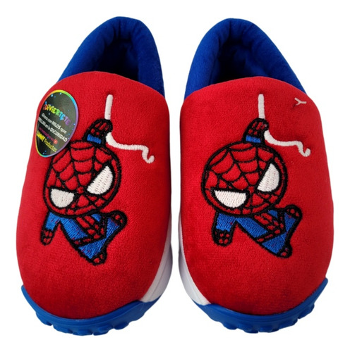 Tenis Pantuflas Babuchas Spiderman Niños. Envío Rápido 