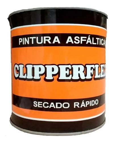 Pintura* Asfáltica Clipperflex 18l Secado Rápido De Megaflex