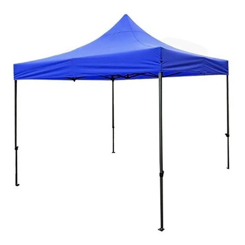 Toldo Plegable 2x2 Azul Tienda Física