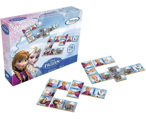 Jogo Dominó Educativo Do Desenho Frozen Da Disney