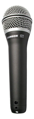 Microfone Samson Q7 Dinâmico Supercardióide cor preto