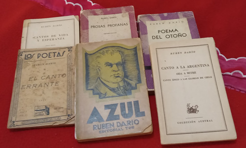 Rubén Darío Azul Prosas Profanas Cantos De Vida Y Esperanza