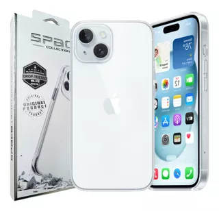 Capa Capinha Clear Case Space P/ iPhone 15 15 Pro 15 Pro Max