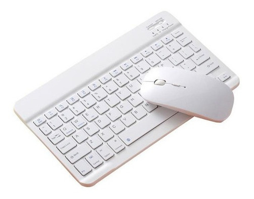 Teclado Inalámbrico Bluetooth Ratón Universal Tablet Teléfon