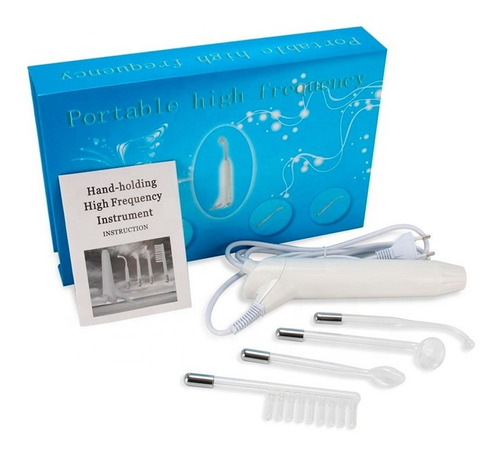 Alta Frecuencia Portatil Facial Y Corporal 4 Electrodos