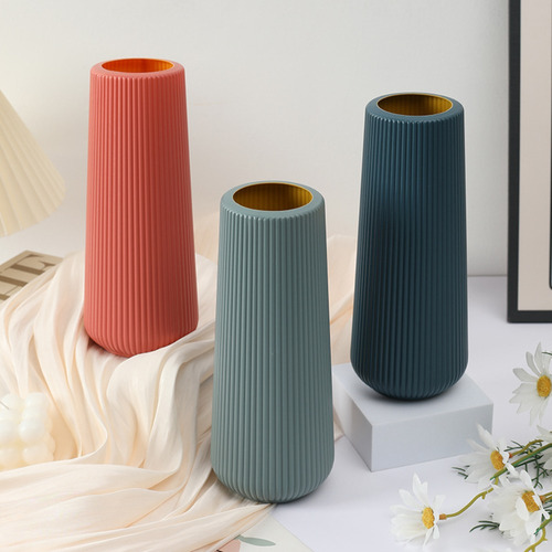Jarrón De Flores De Plástico De Estilo Nórdico Para Decoraci
