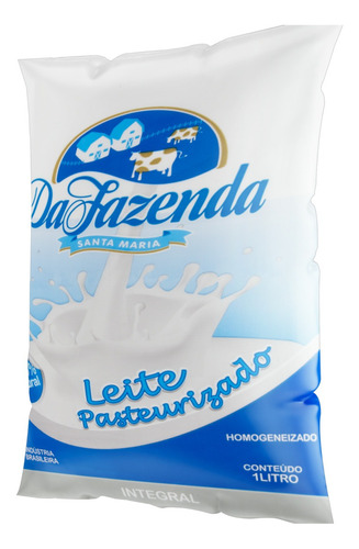 Leite Pasteurizado Integral Da Fazenda Pacote 1l
